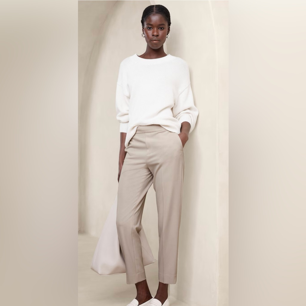 Nwt- Banana Republic Hayden Tapered Ankle Pant